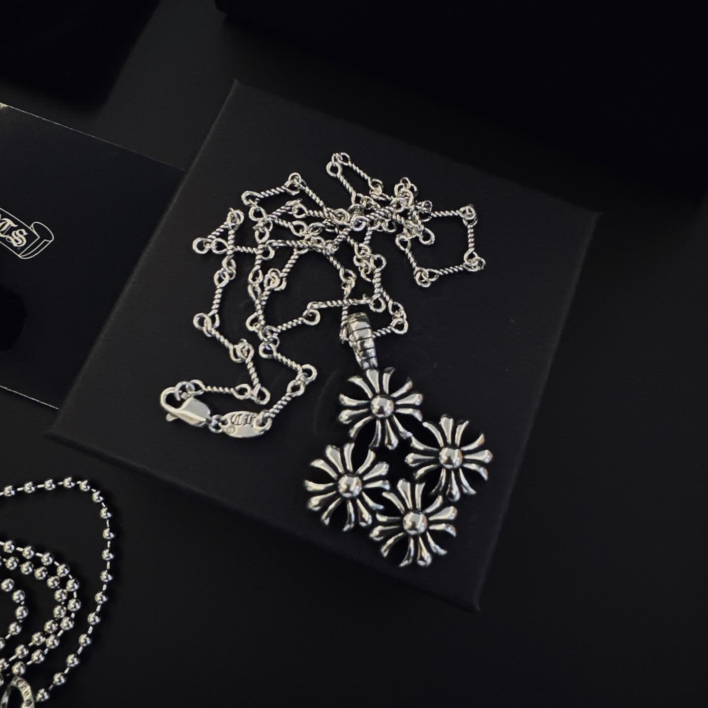 Chrome Hearts Silver Polished Necklace